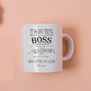 BOSS-TASSE - DANKE BOSS  fantastischer Chef Zweifarbige Tasse