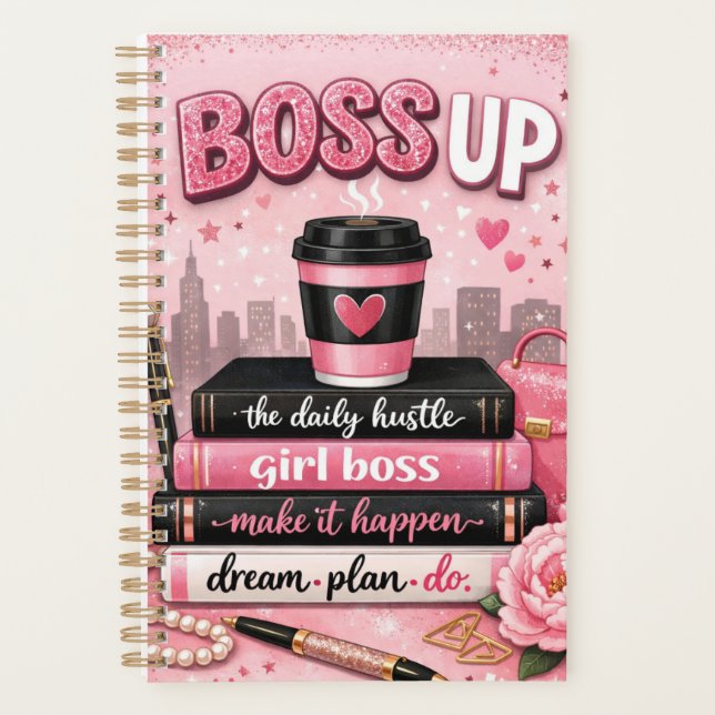 Boss Up Business Planner Journal Planer (Vorderseite)