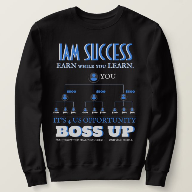 BOSS-UP-T - Shirt (Design vorne)