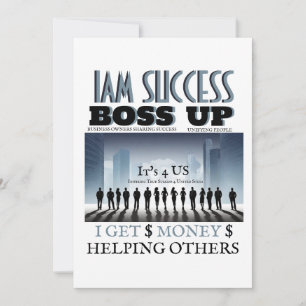 BOSS-UP-T - Shirt Einladung