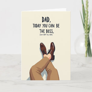 Boss Väter Illustrationskarte Karte