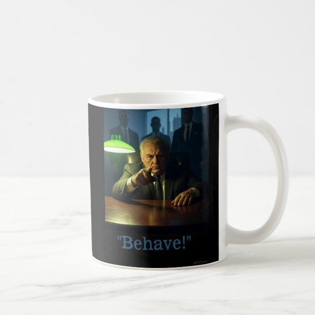 Boss verhalten sich links Tasse (Rechts)