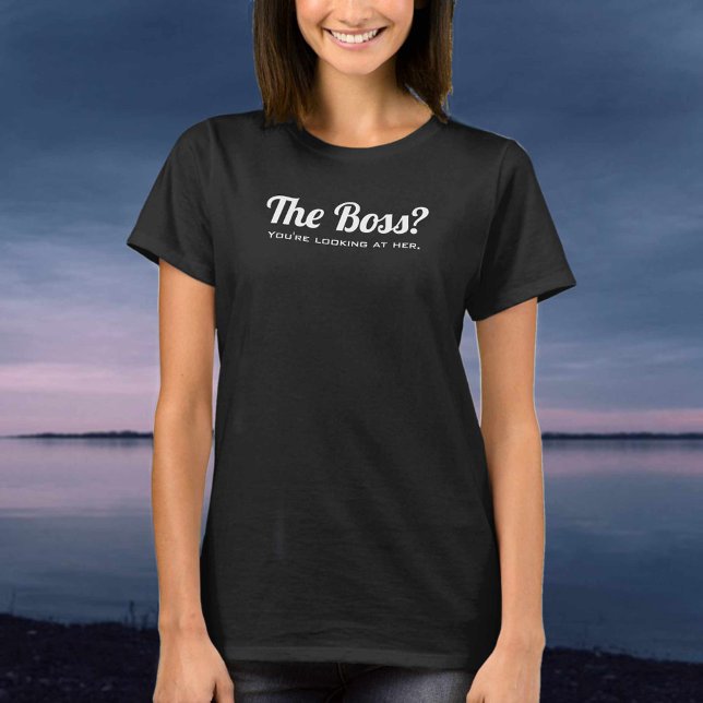 Boss von Frauen. T-Shirt (Von Creator hochgeladen)