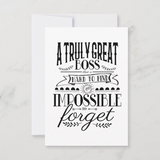 Boss-Wertungswoche Karte (Vorderseite)