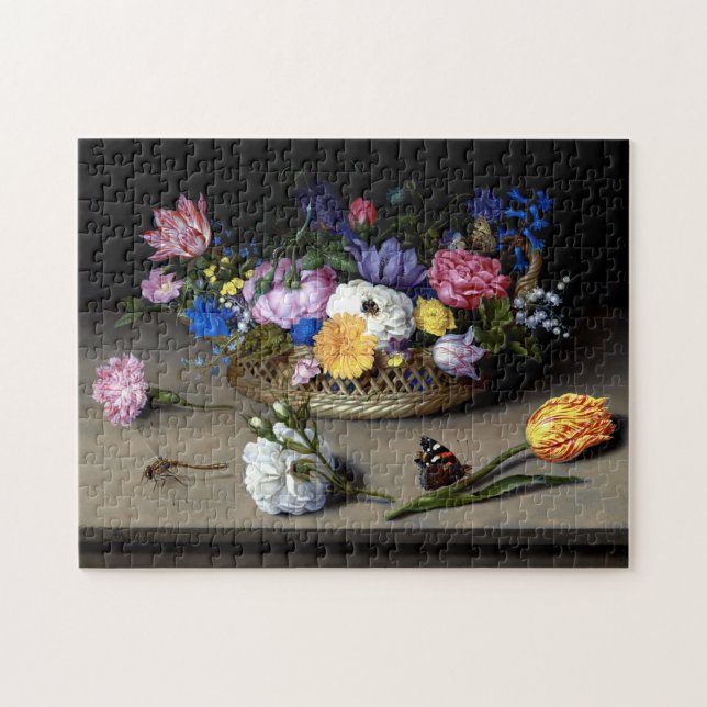Bosschaert Blume Still Life Insekten Niederländisc (Horizontal)