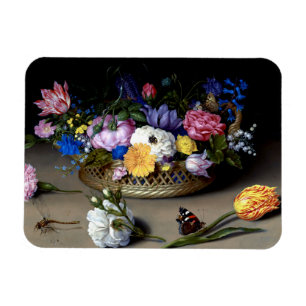 Bosschaert Blume Still Life Insekten Niederländisc Magnet