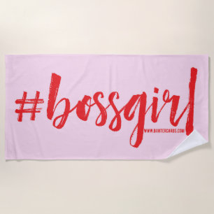Bossgirl Beach Handtuch