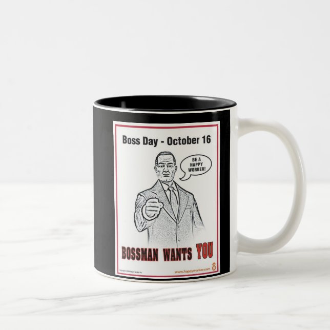 BossMan Zweifarbige Tasse (Rechts)