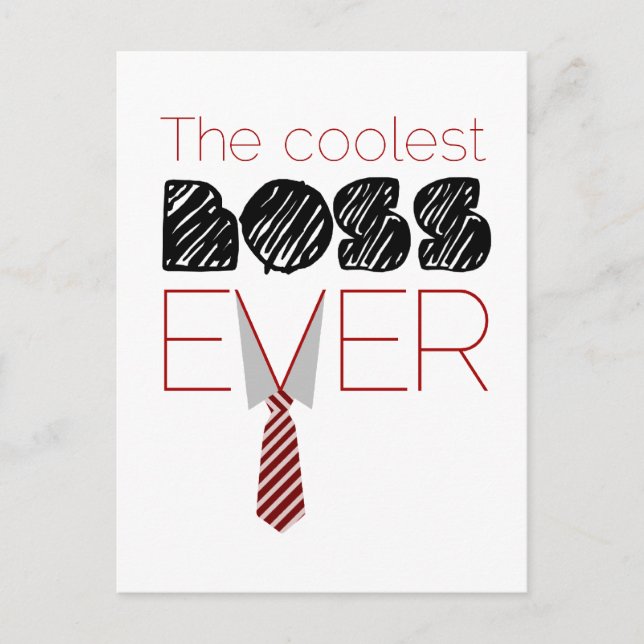 Boss's Day Postkarte (Vorderseite)