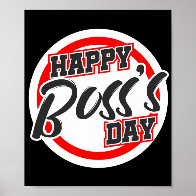 Boss's Day Teamleiter Supervisor Mama Vater Funny Poster (Vorne)