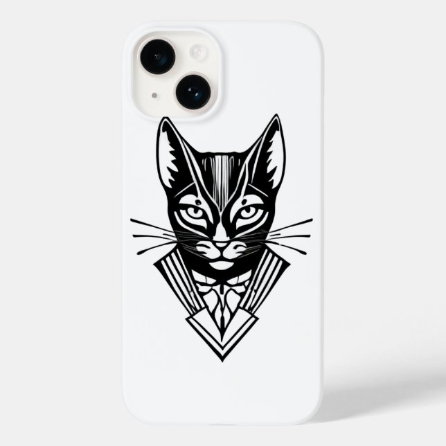 Bossy Cat phonecase Case-Mate iPhone 14 Hülle (Rückseite)