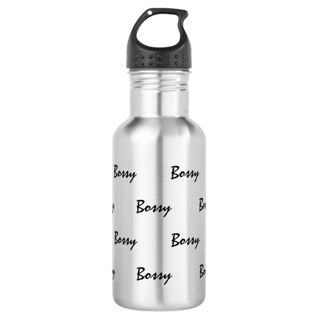 Bossy Edelstahlflasche (Vorderseite)