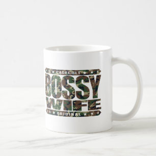 BOSSY EHEFRAU - ich trage die festen Yoga-Hosen, Kaffeetasse