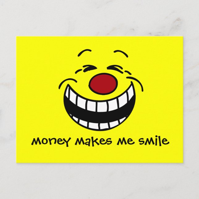 Bossy Face Grumpey Postkarte (Vorderseite)