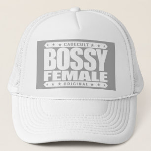 BOSSY FRAU - dominierende Frauen ordnen die Welt Truckerkappe