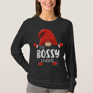 Bossy Gnome Matching Familie Weihnachten Pajama T-Shirt