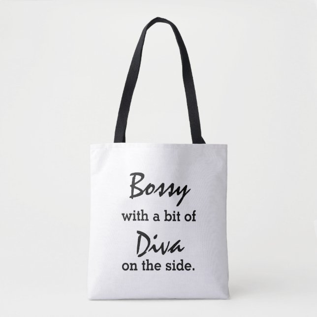 Bossy mit ein bisschen Diva trendige Tasche (Vorderseite)