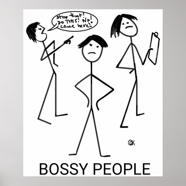 Bossy People Poster (Vorne)