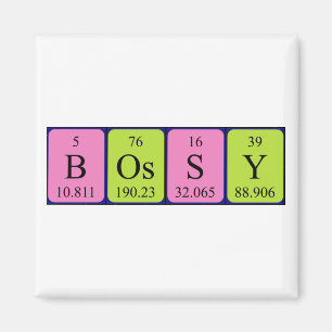 Bossy Periodenmagnet Magnet