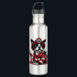 Bostie Fire Dog Edelstahlflasche<br><div class="desc">Bostie Fire Dog</div>