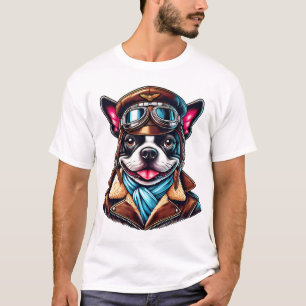 Bostie-Pilot-Design T-Shirt