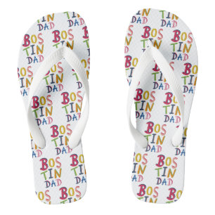 Bostin Vater Black Country Flip Flops Beach Footwe