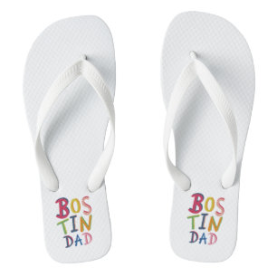 Bostin Vater Black Country Flip Flops Beach Footwe