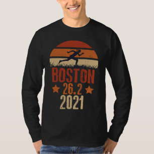 Boston 2021 Marathonläufer 26 2 Meilen T-Shirt