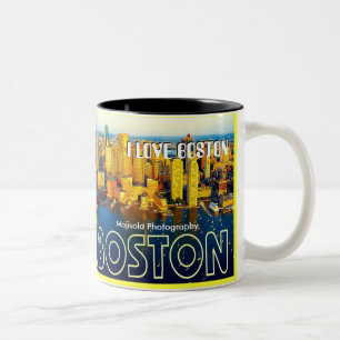 Boston 2, Boston 3, i-LIEBE BOSTON, MASSACHUSET… Zweifarbige Tasse
