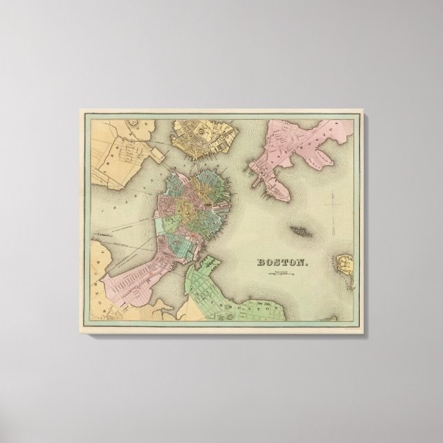 Boston 3 leinwanddruck (Vorderseite)