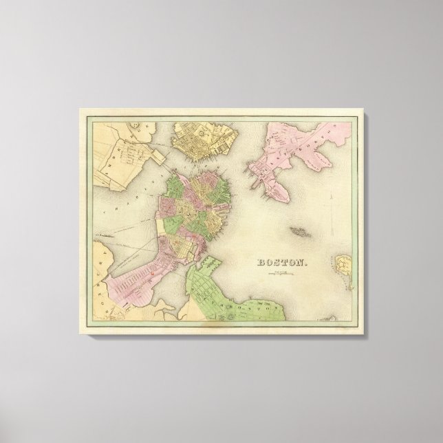 Boston 3 leinwanddruck (Vorderseite)