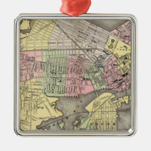 Boston 3 ornament aus metall