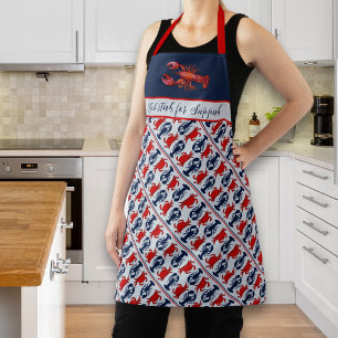 Boston Accent Lobstah für Suppah-Schürze mit Bib Schürze