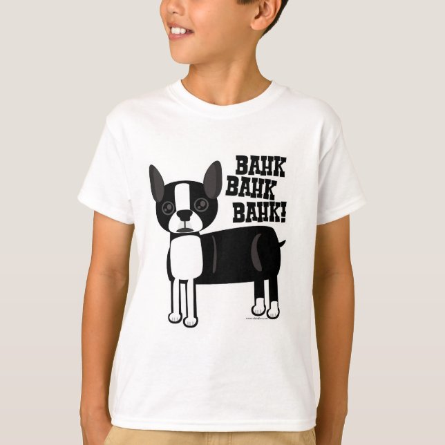Boston Accent Terrier T-Shirt (Vorderseite)