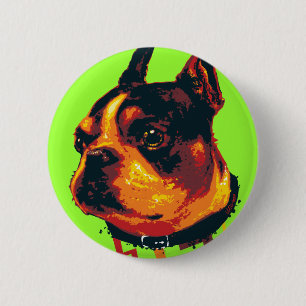Boston-Aktions-Knopf Button