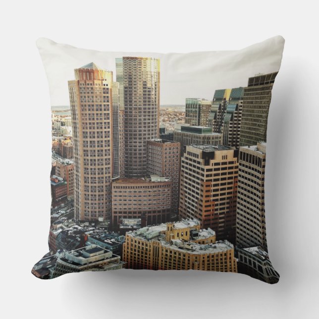 Boston-Ansicht Kissen (Vorderseite)