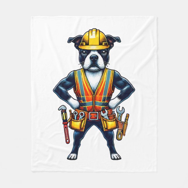 Boston Astronaut Fleecedecke (Vorderseite)
