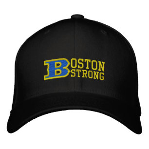 BOSTON B STRONG bestickte Hülle Bestickte Kappe