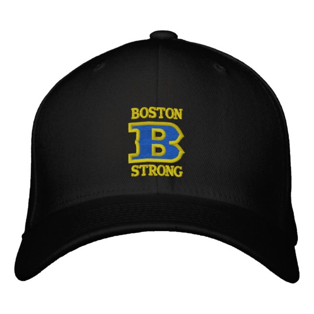 BOSTON B STRONG bestickte Hülle Kappe (Vorderseite)