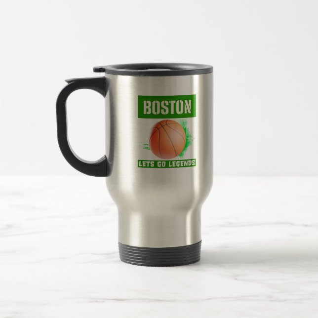 Boston Basketball Legends Reisebecher (Links)