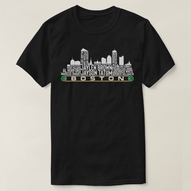 Boston Basketball Team 23 Spieler Roster Boston Ci T-Shirt (Design vorne)