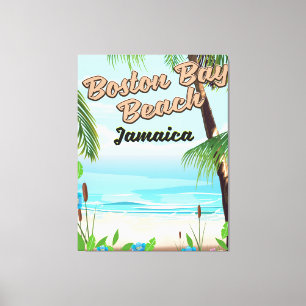 Boston Bay Beach, Jamaika Leinwanddruck