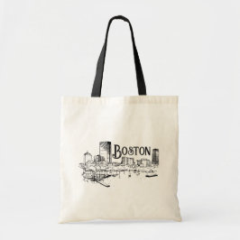 Boston Black and White Tasche