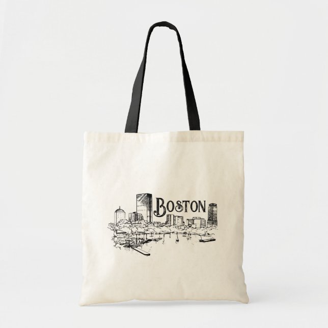 Boston Black and White Tasche (Vorne)