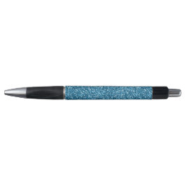 Boston Blue Glitzer Kugelschreiber