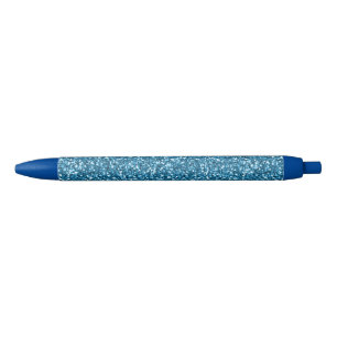 Boston Blue Glitzer Kugelschreiber