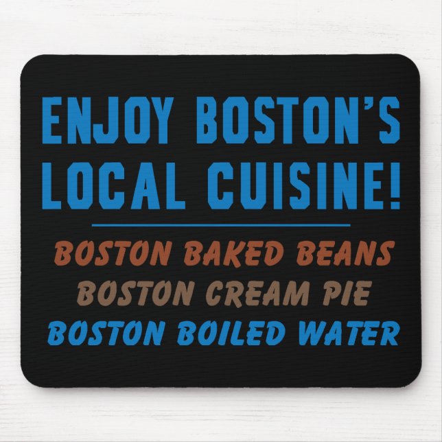 Boston Boiled Water Mousepad (Vorne)