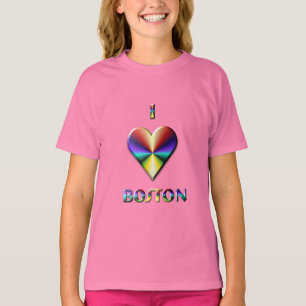 Boston -- Brownblau u. -gold T-Shirt