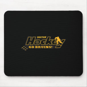 Boston Bruins Hockey Weiß Offiziell Lizenziert  Mousepad
