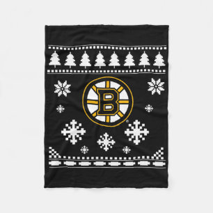 Boston Bruins Ugly Christmas Sweater Holidaze Fleecedecke